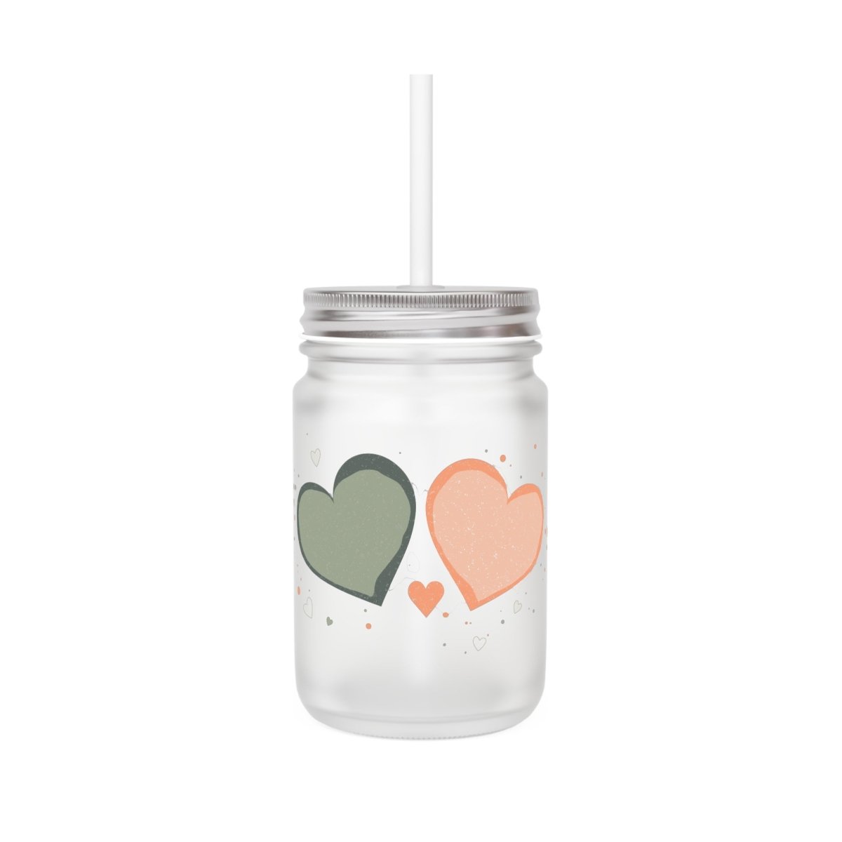 Garden Hearts 01 Mason Jar 12oz - BigSippin