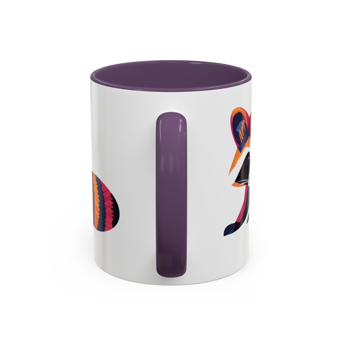 Geometric Raccoons 6 Mug - BigSippin