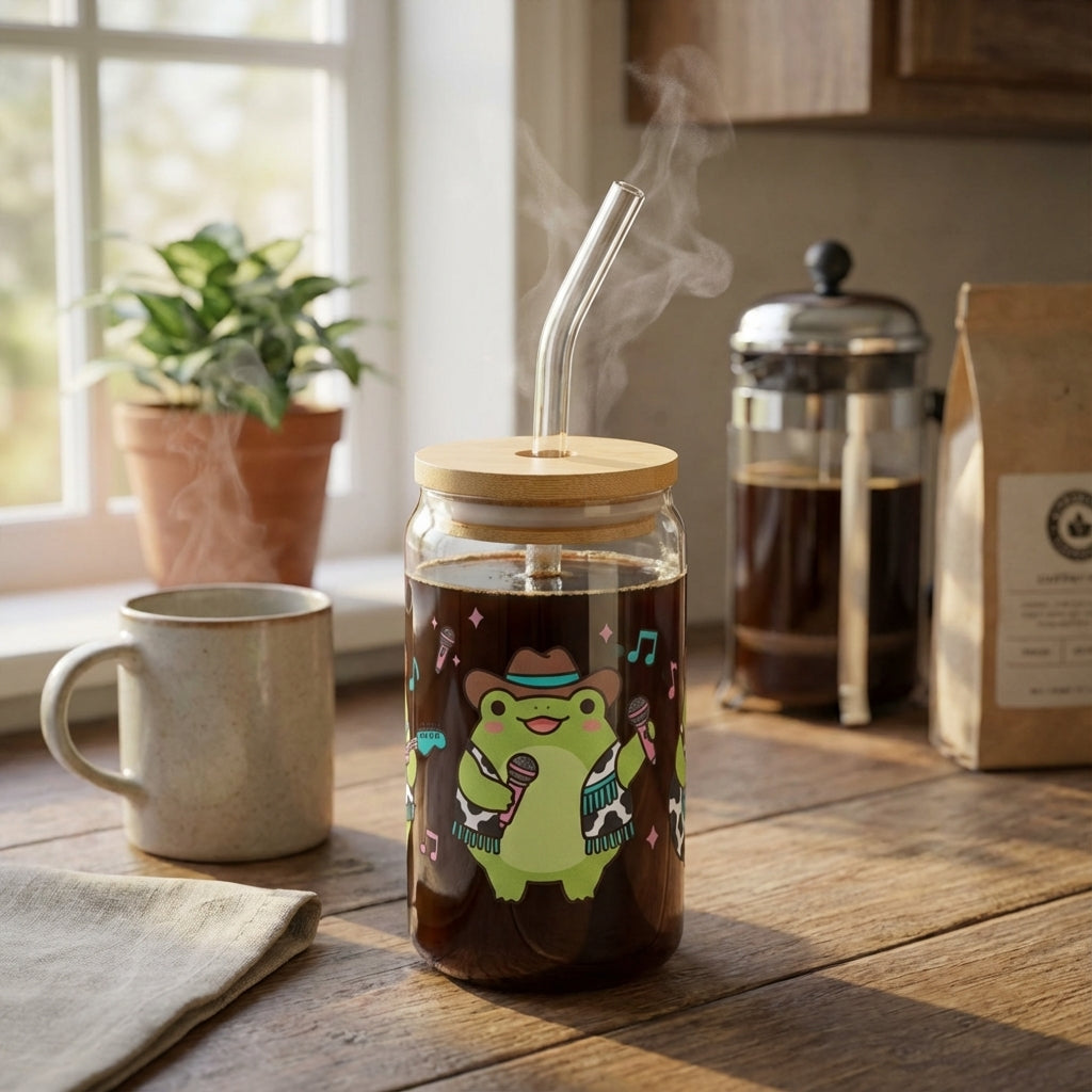 Disco Cowgirl Frogs - Space Cowgirl Frog Serenade - Coffee Lifestyle