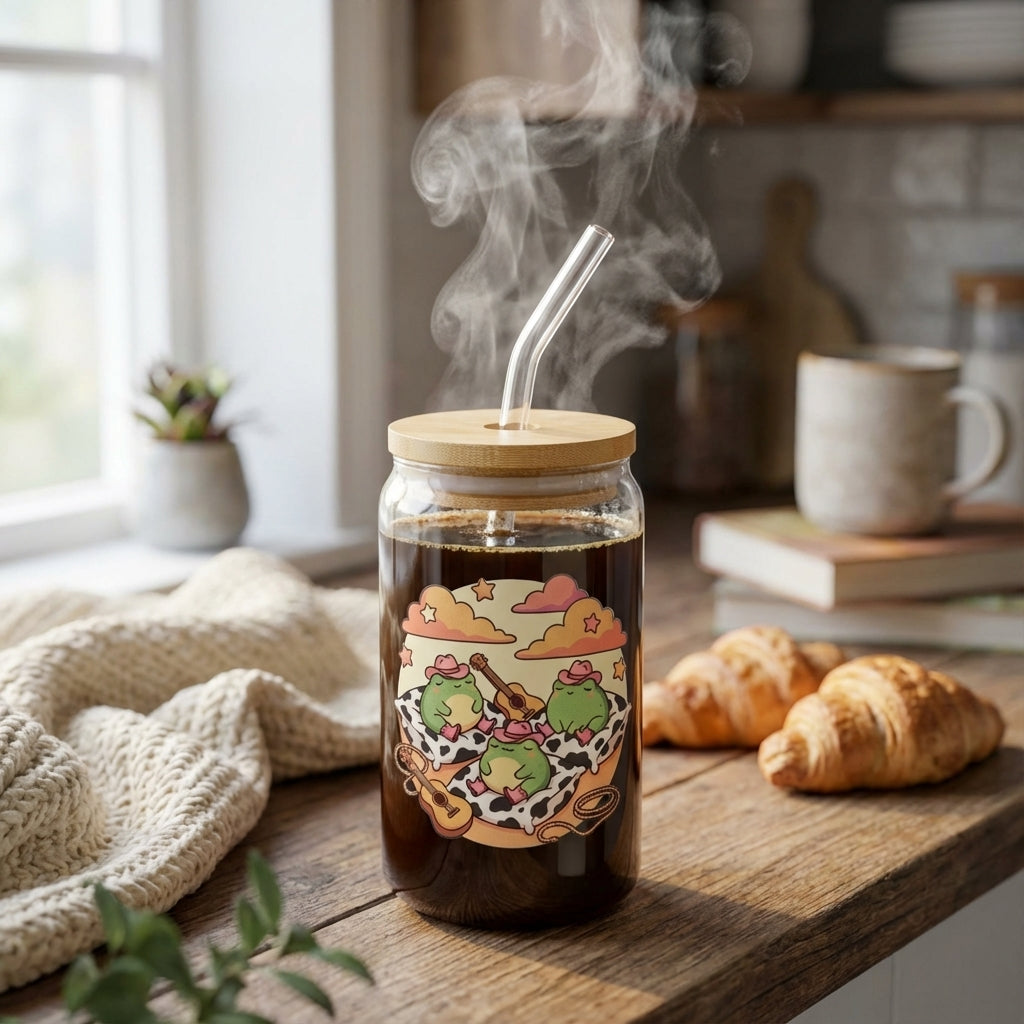 Disco Cowgirl Frogs - Cowgirl Frog Siesta - Coffee Lifestyle