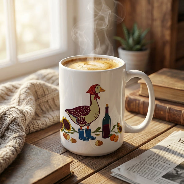 Silly Goose Social - Silly Sippin' Goose - 15oz Mug