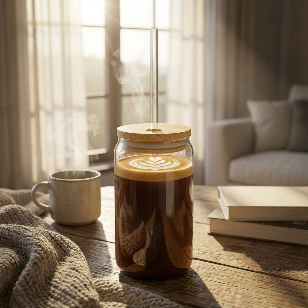 Cowboy Frogs Yoga Sipper Glass - Hero Lifestyle