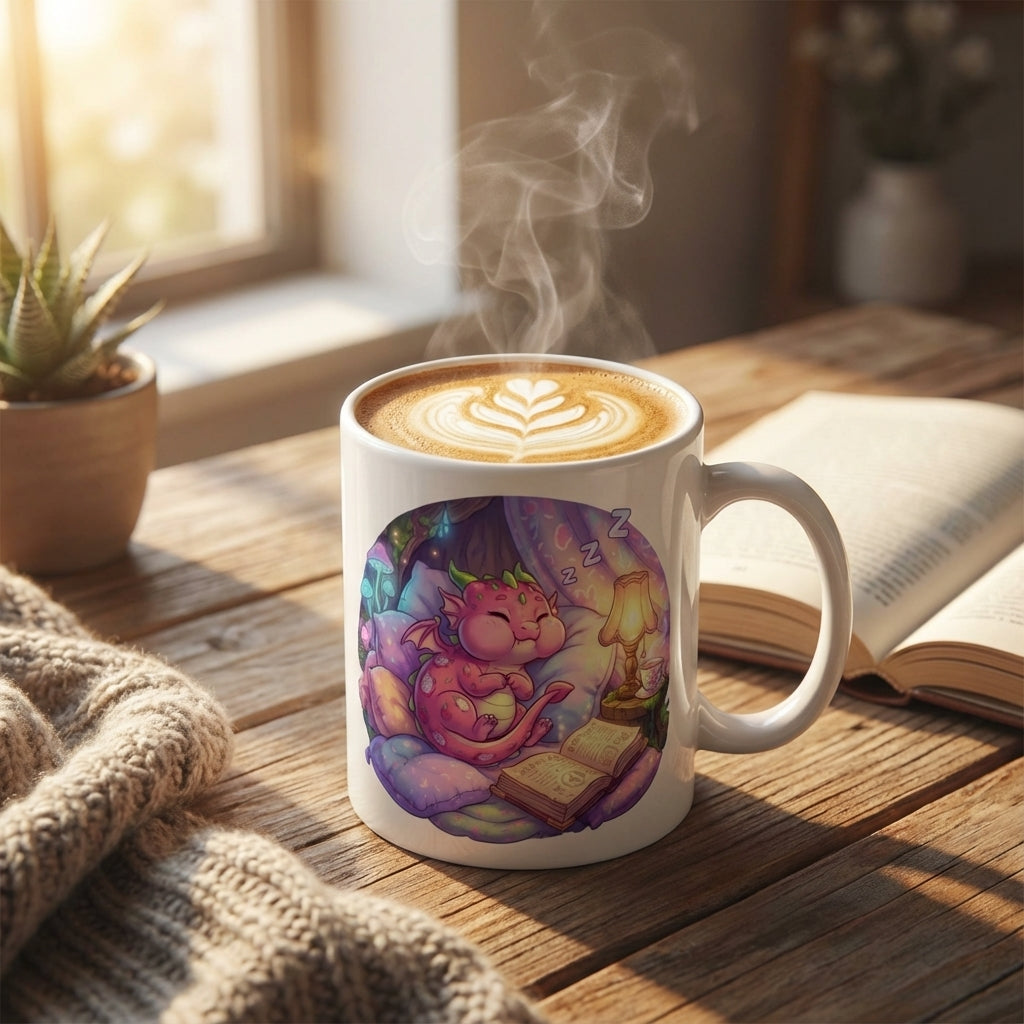 Book Club Dragons - Dragonfruit Dreams - 15oz Mug - Hero Lifestyle