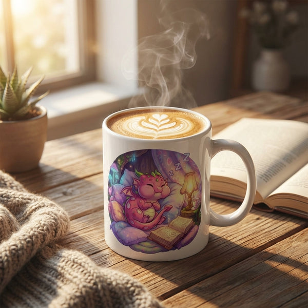 Book Club Dragons - Dragonfruit Dreams - 15oz Mug