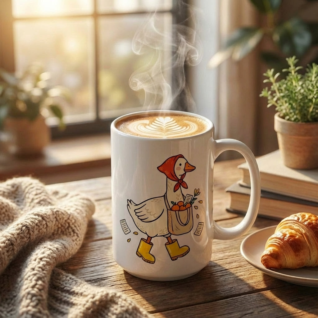 Silly Goose Social - Rainy Day Errands - 15oz Mug - Coffee Lifestyle