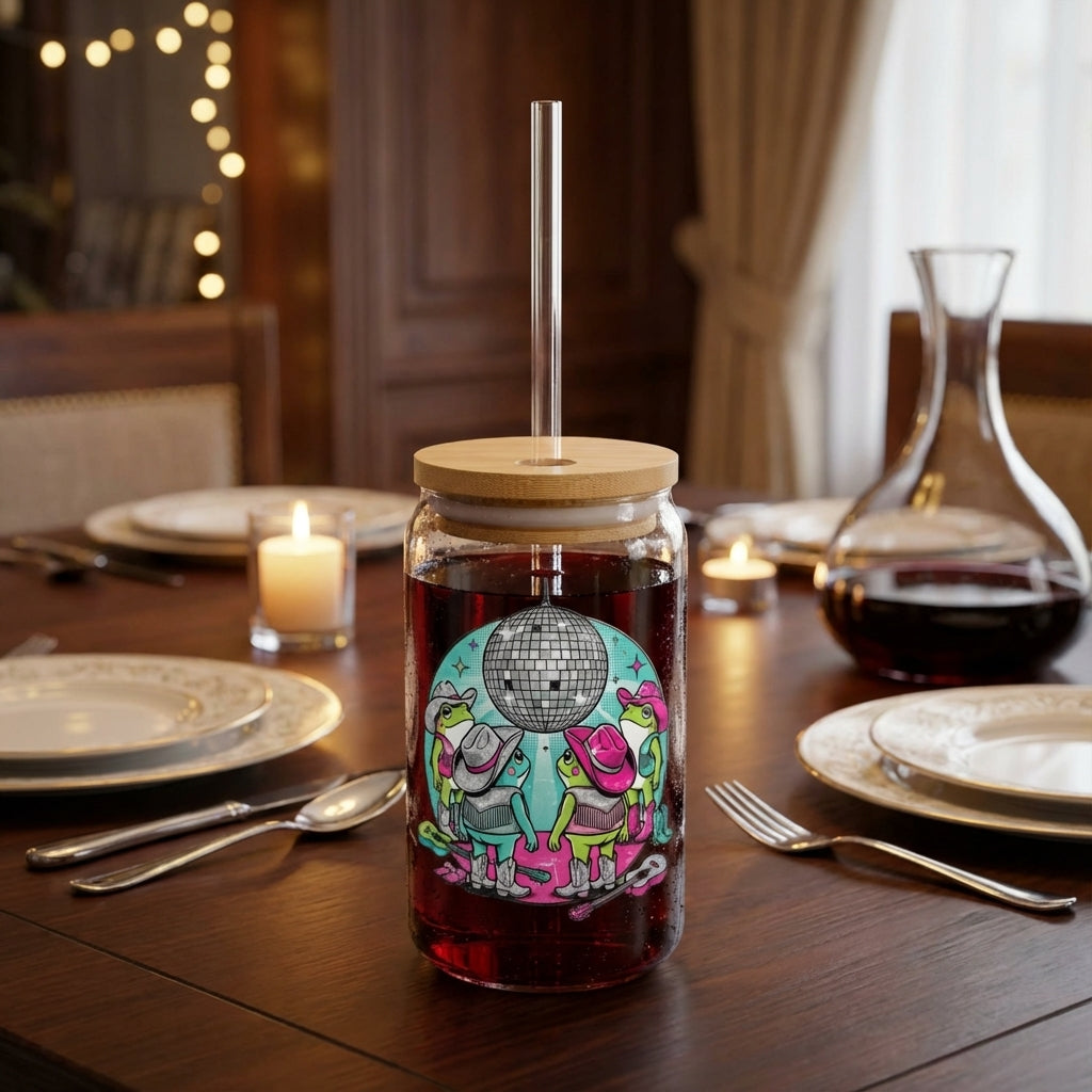 Disco Cowgirl Frogs - Disco Ball Dreams - Wine Lifestyle
