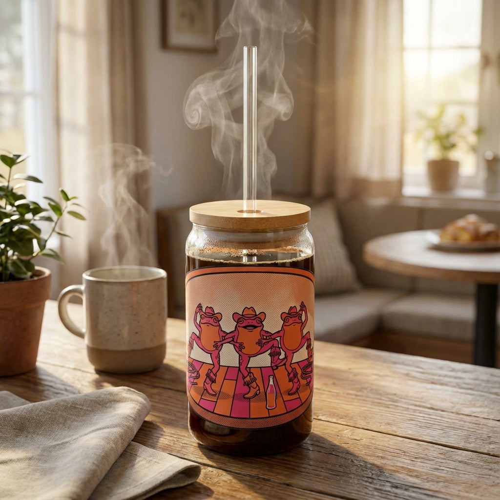 Disco Cowgirl Frogs - Froggy Hoedown - Coffee Lifestyle