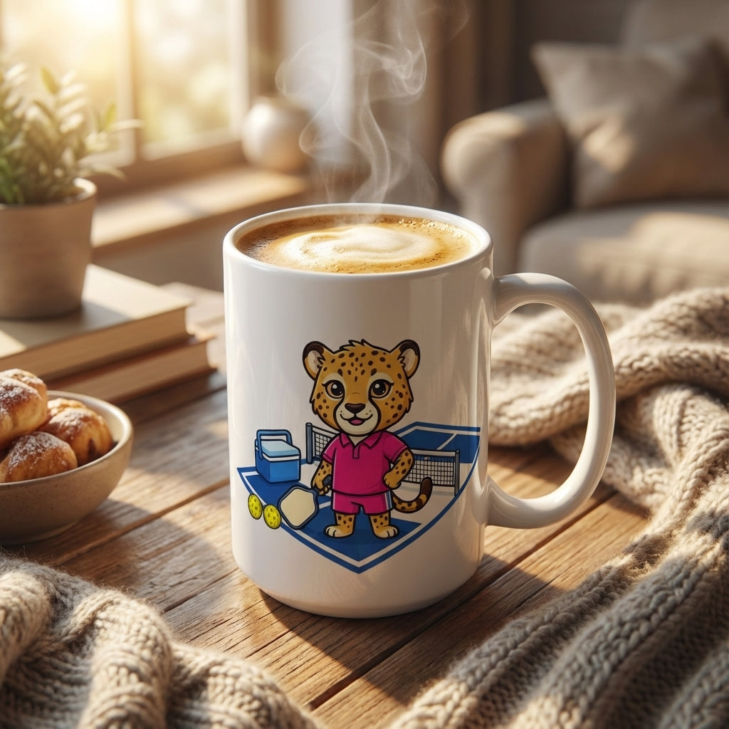 Racquet Club Cheetahs - Pickleball Prowl - 15oz Mug - Hero Lifestyle