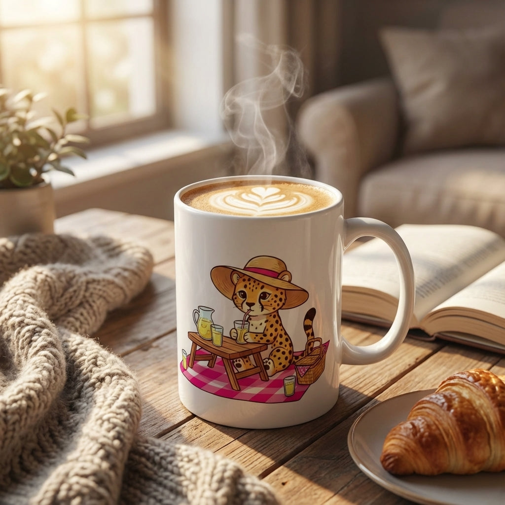 Racquet Club Cheetahs - Leisurely Lemonade - 15oz Mug - Hero Lifestyle