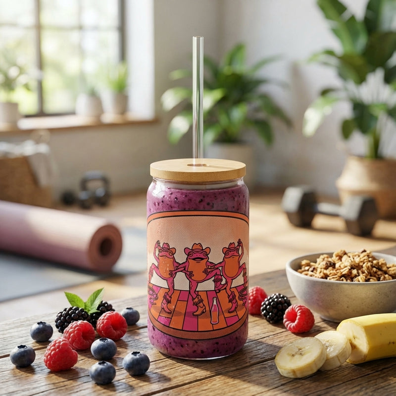 Disco Cowgirl Frogs - Froggy Hoedown with smoothie