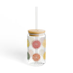 Minimal Citrus 11 Sipper Glass 16oz - BigSippin