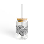 Minimal Citrus 9 Sipper Glass 16oz - BigSippin