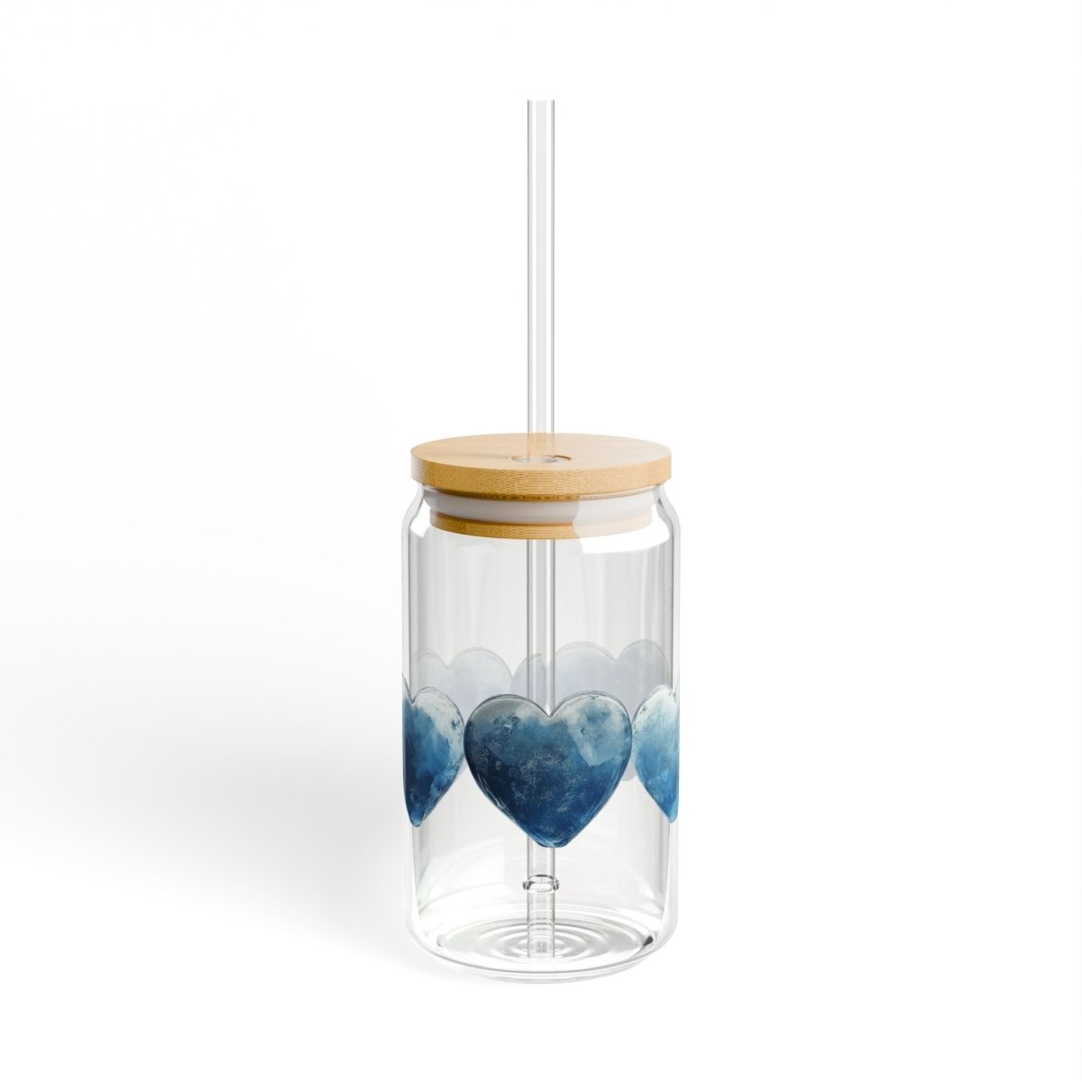 Ocean Hearts 15 Sipper Glass 16oz - BigSippin