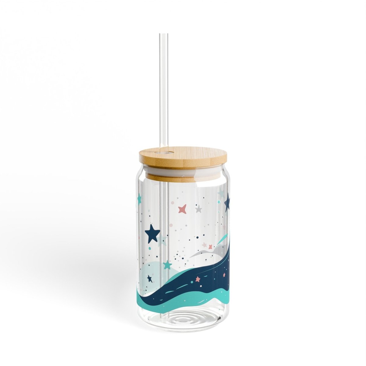 Ocean Stars 02 Sipper Glass 16oz - BigSippin