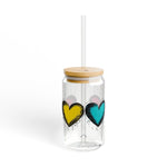 Pop Hearts 16 Sipper Glass 16oz - BigSippin