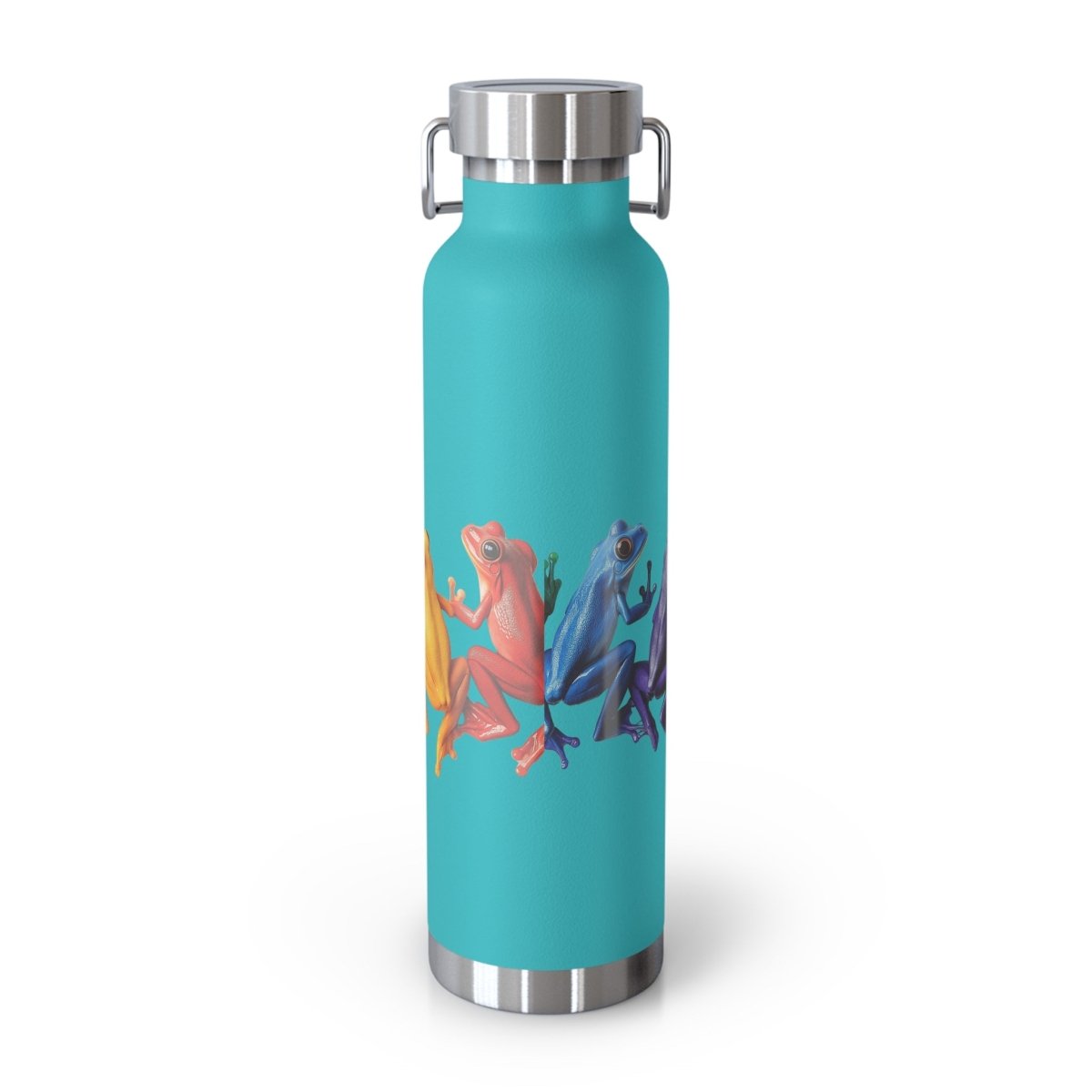 Rainbow Frogs 6 Insulated Bottle 22oz - BigSippin