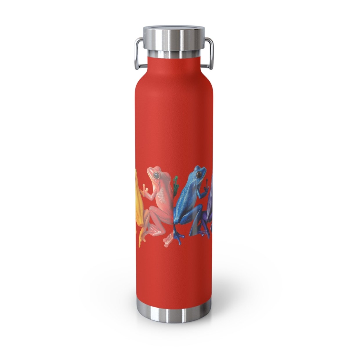 Rainbow Frogs 6 Insulated Bottle 22oz - BigSippin