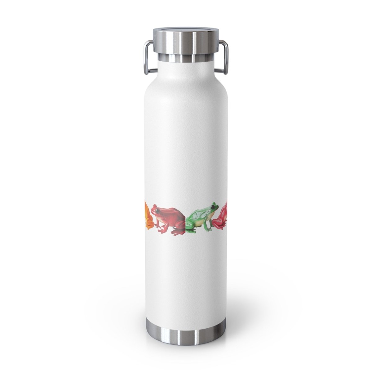 Rainbow Frogs 8 Insulated Bottle 22oz - BigSippin