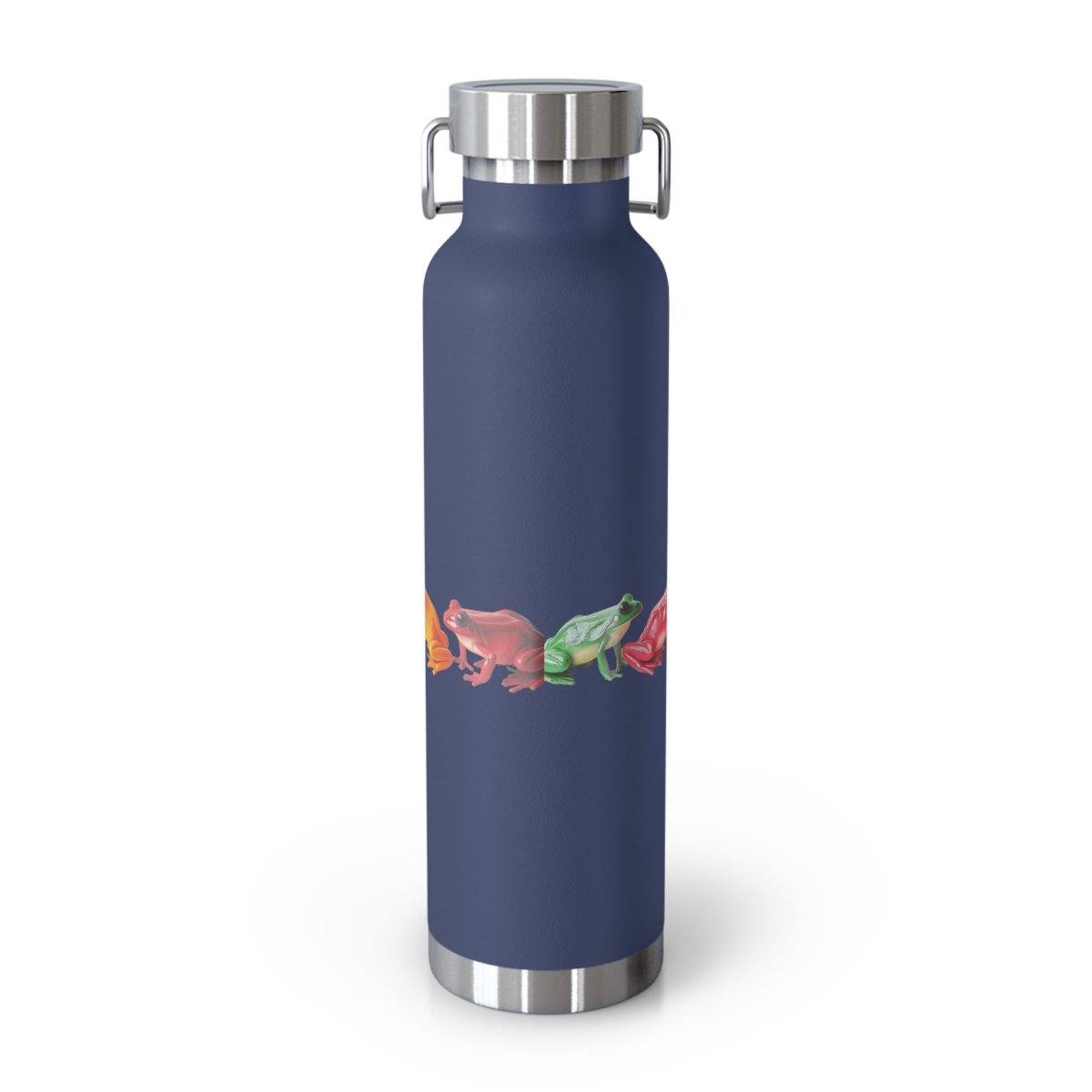Rainbow Frogs 8 Insulated Bottle 22oz - BigSippin