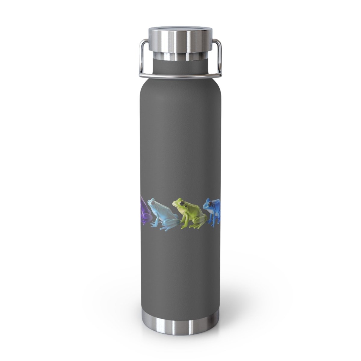 Rainbow Frogs 8 Insulated Bottle 22oz - BigSippin