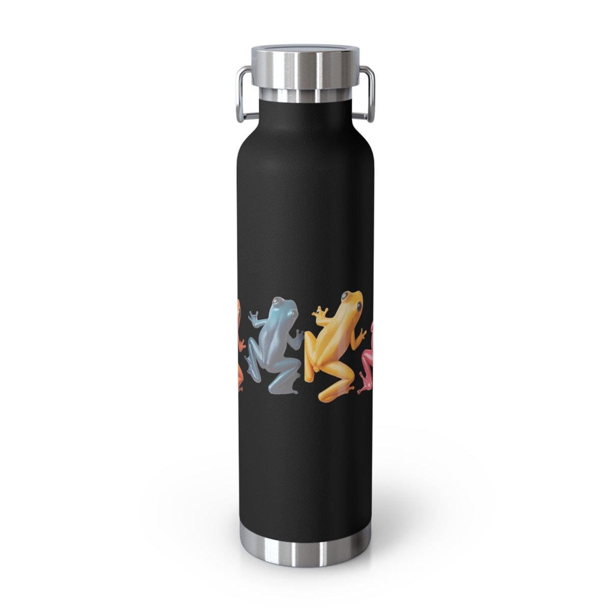 Rainbow Frogs 9 Insulated Bottle 22oz - BigSippin