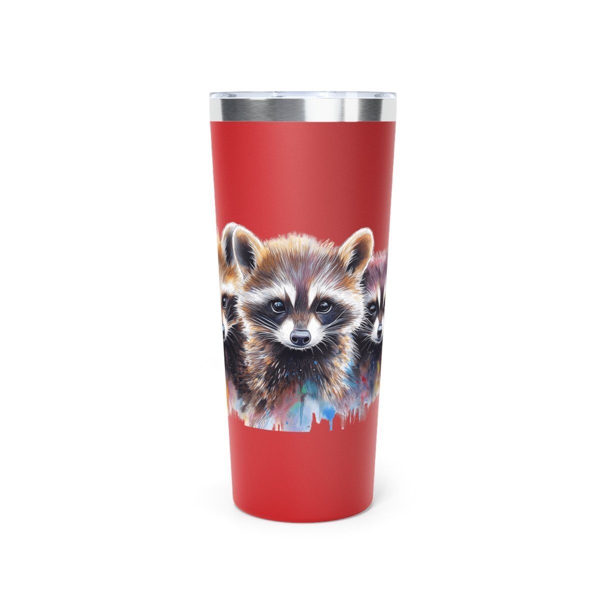 Watercolor Raccoons 1 Tumbler 22oz - BigSippin