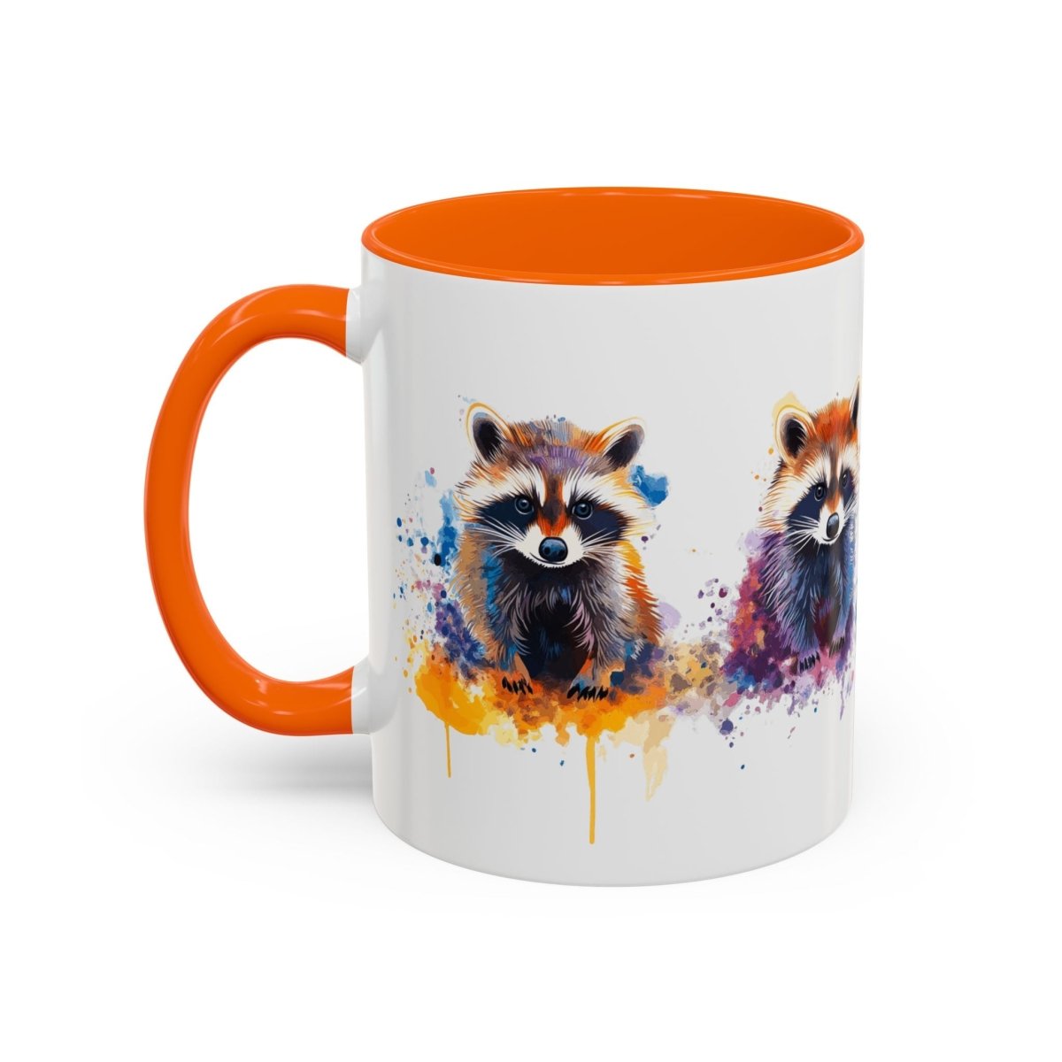 Watercolor Raccoons 2 Mug - BigSippin