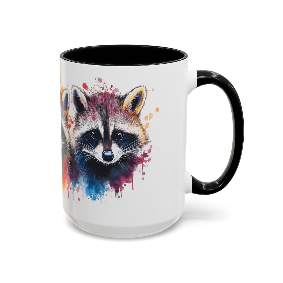 Watercolor Raccoons 4 Mug - BigSippin