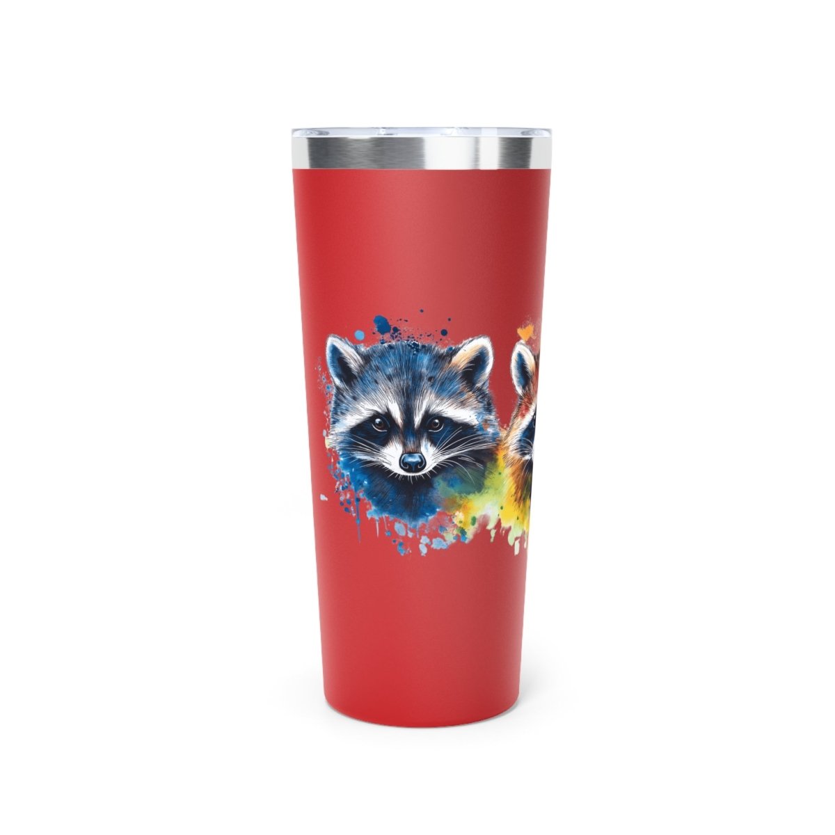 Watercolor Raccoons 4 Tumbler 22oz - BigSippin