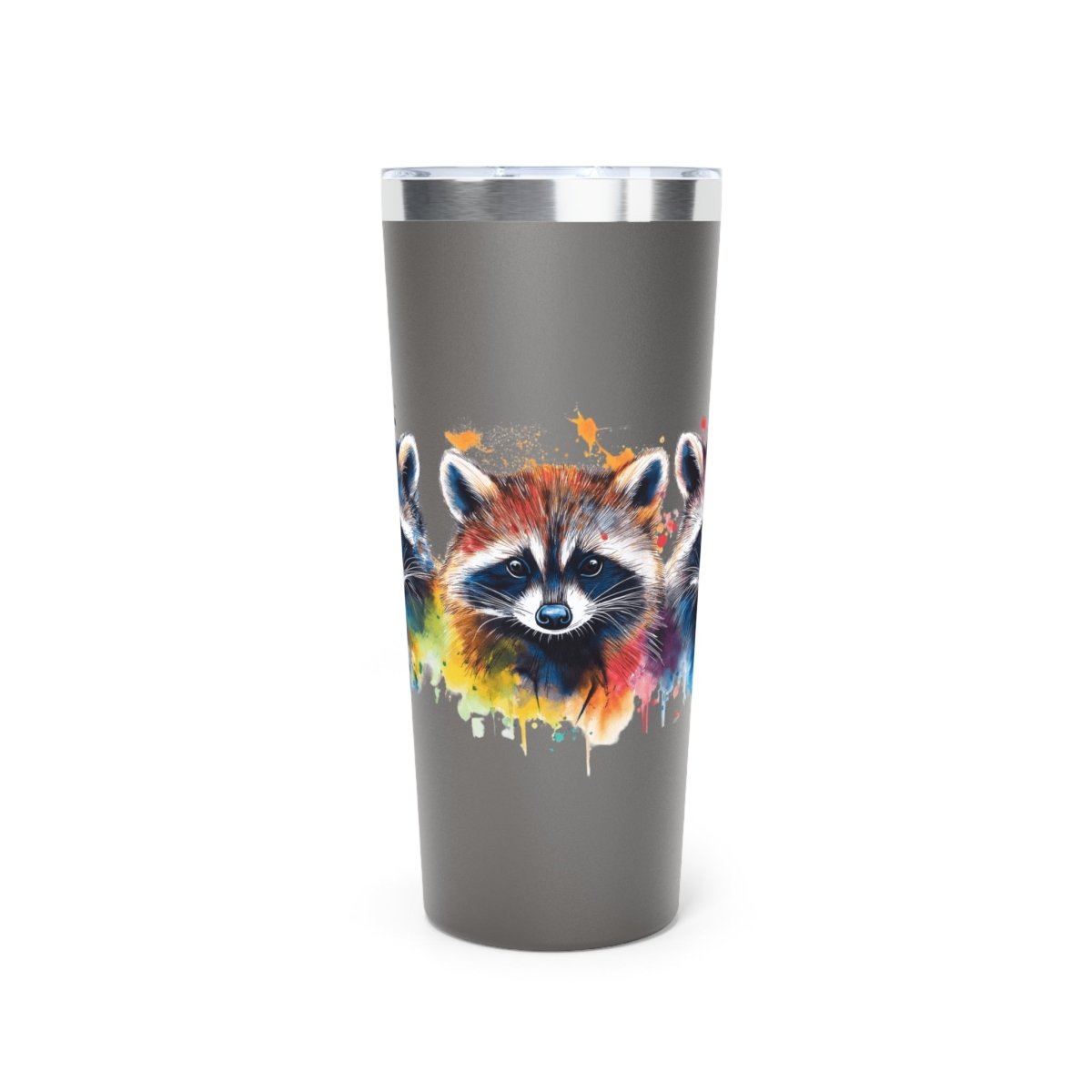 Watercolor Raccoons 4 Tumbler 22oz - BigSippin