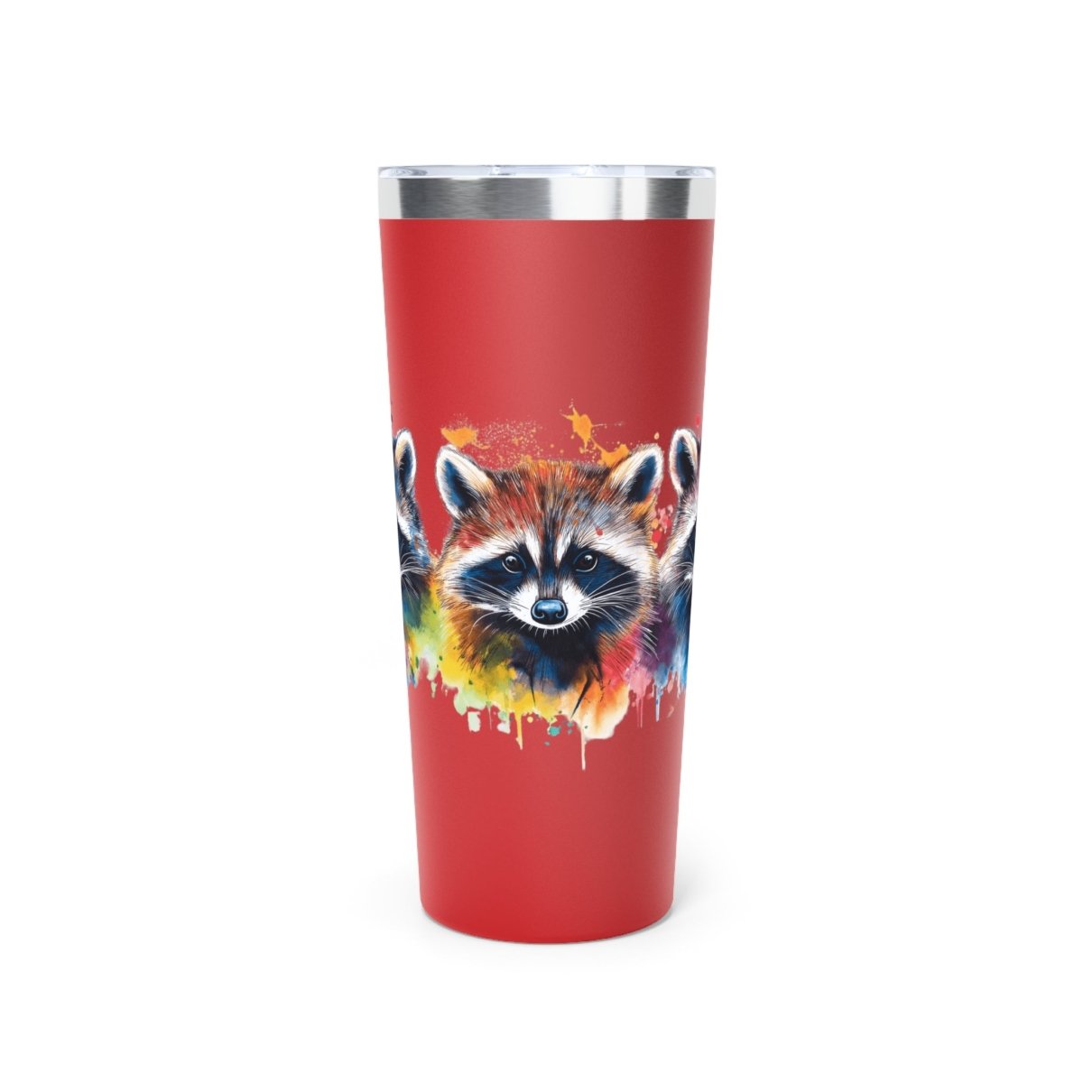 Watercolor Raccoons 4 Tumbler 22oz - BigSippin