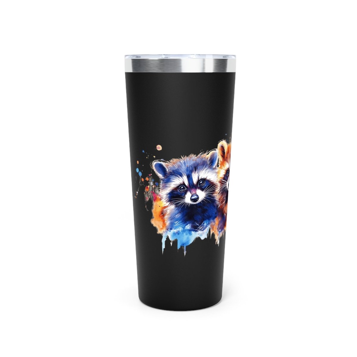 Watercolor Raccoons 5 Tumbler 22oz - BigSippin