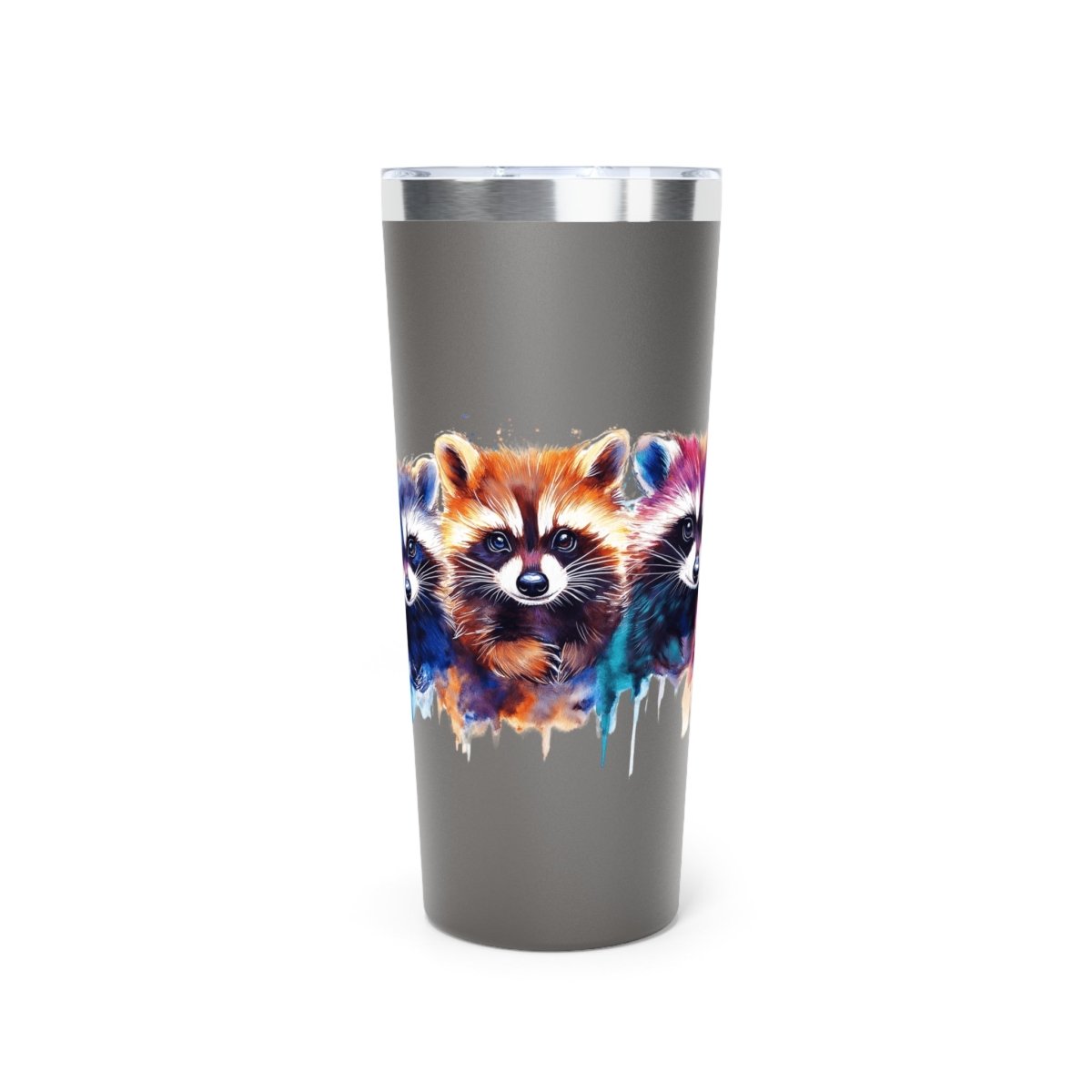 Watercolor Raccoons 5 Tumbler 22oz - BigSippin