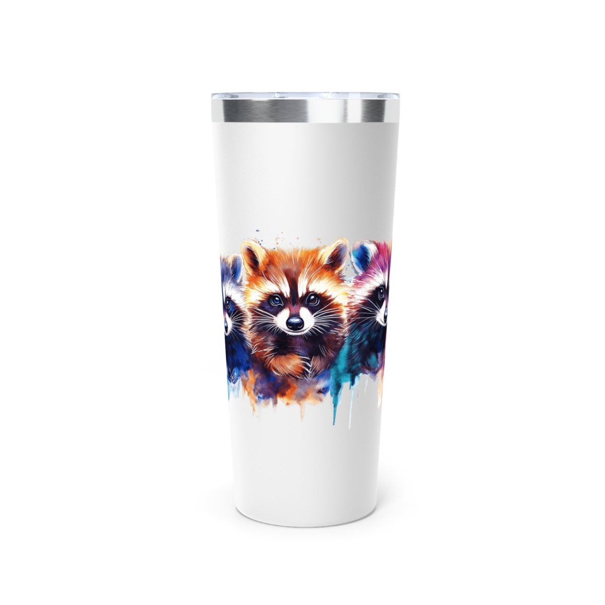 Watercolor Raccoons 5 Tumbler 22oz - BigSippin