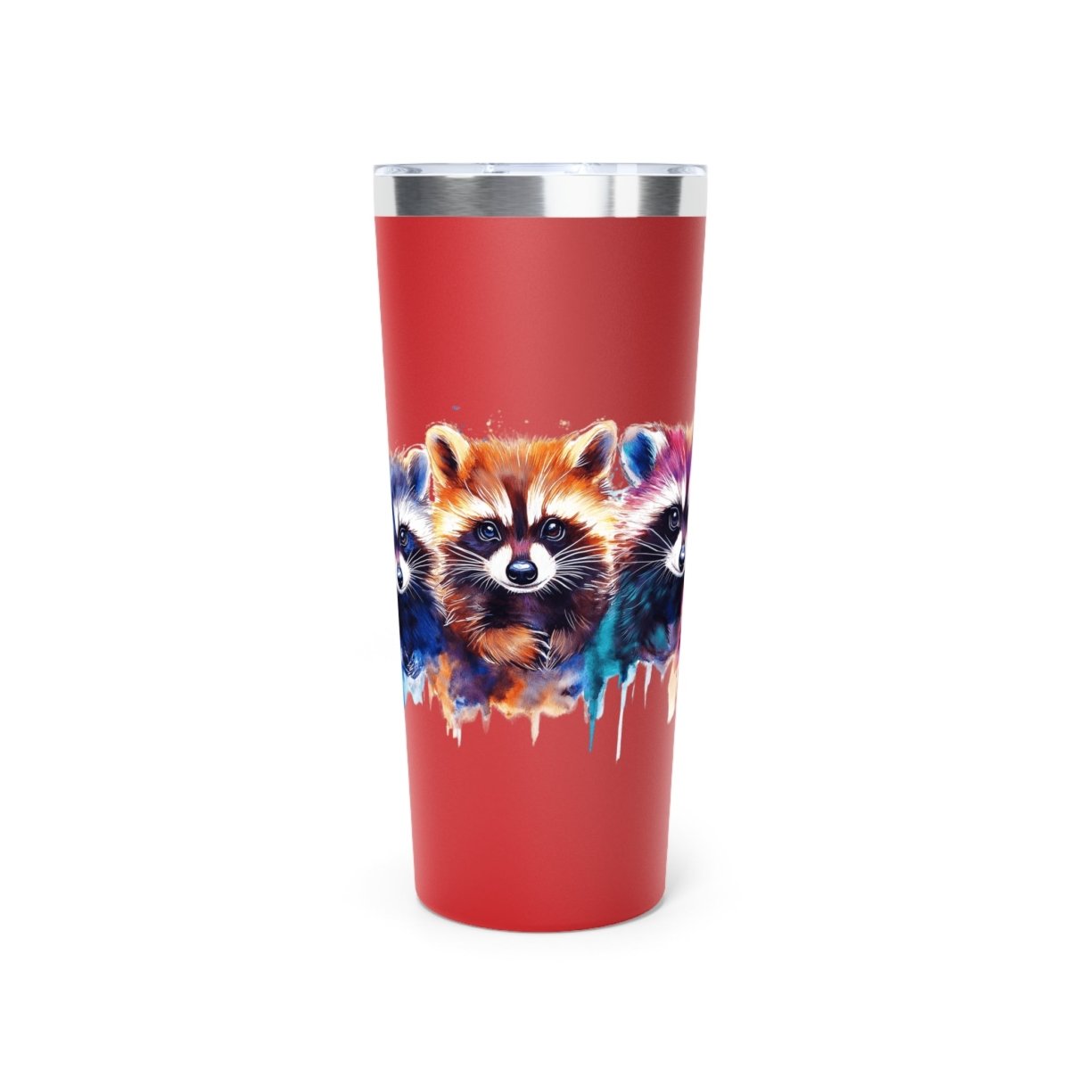 Watercolor Raccoons 5 Tumbler 22oz - BigSippin