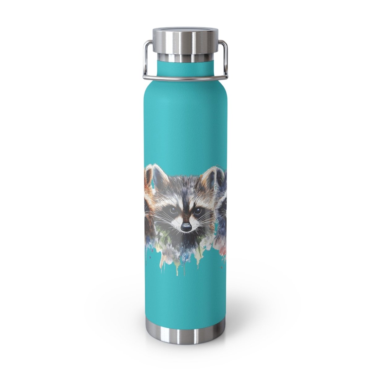 Watercolor Raccoons 6 Insulated Bottle 22oz - BigSippin