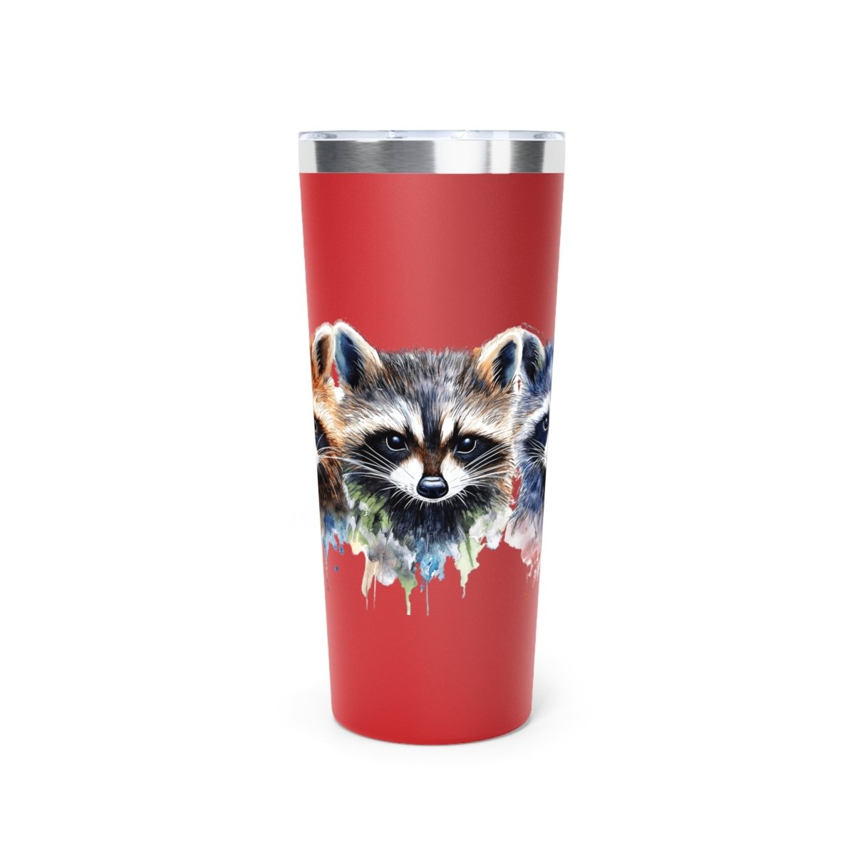 Watercolor Raccoons 6 Tumbler 22oz - BigSippin