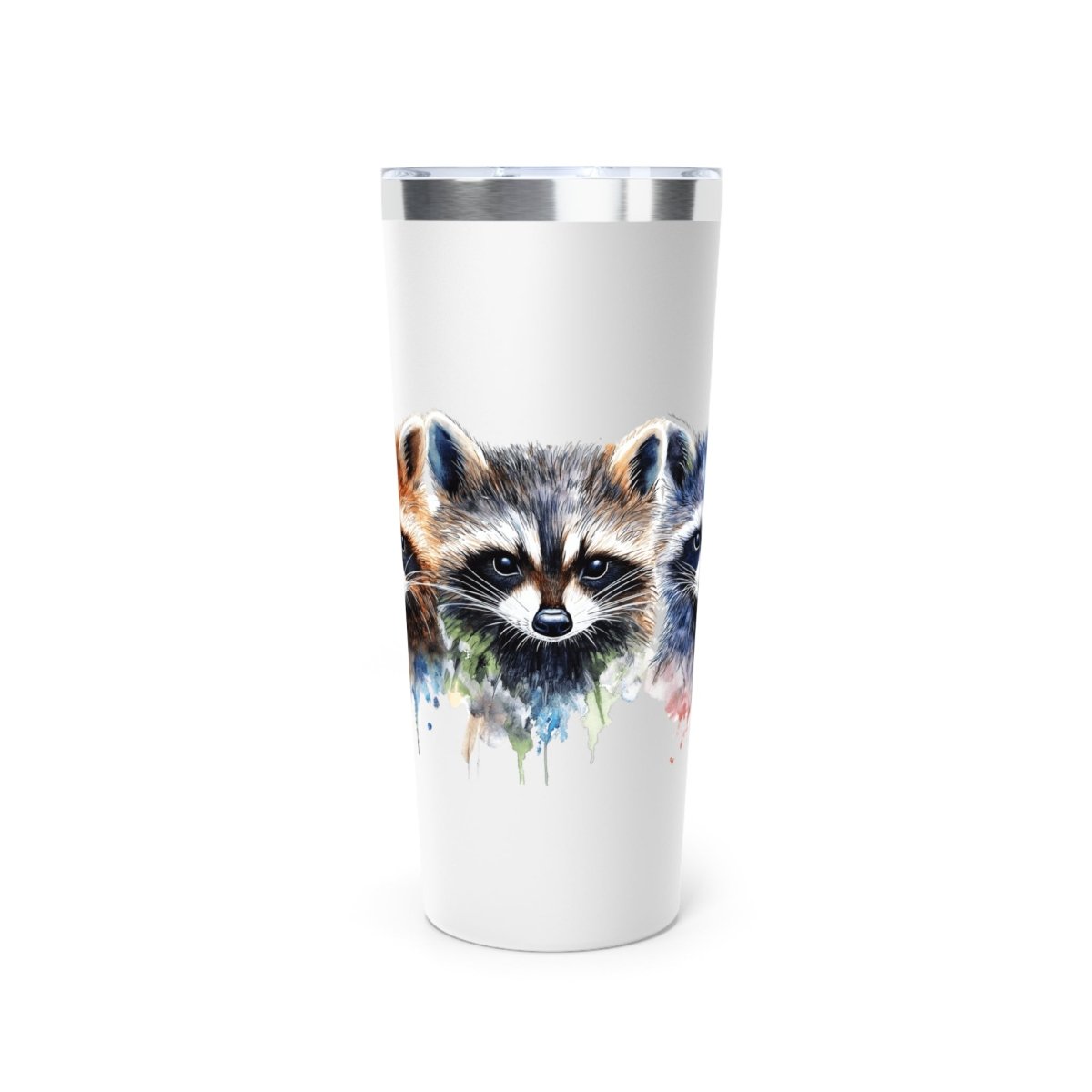 Watercolor Raccoons 6 Tumbler 22oz - BigSippin